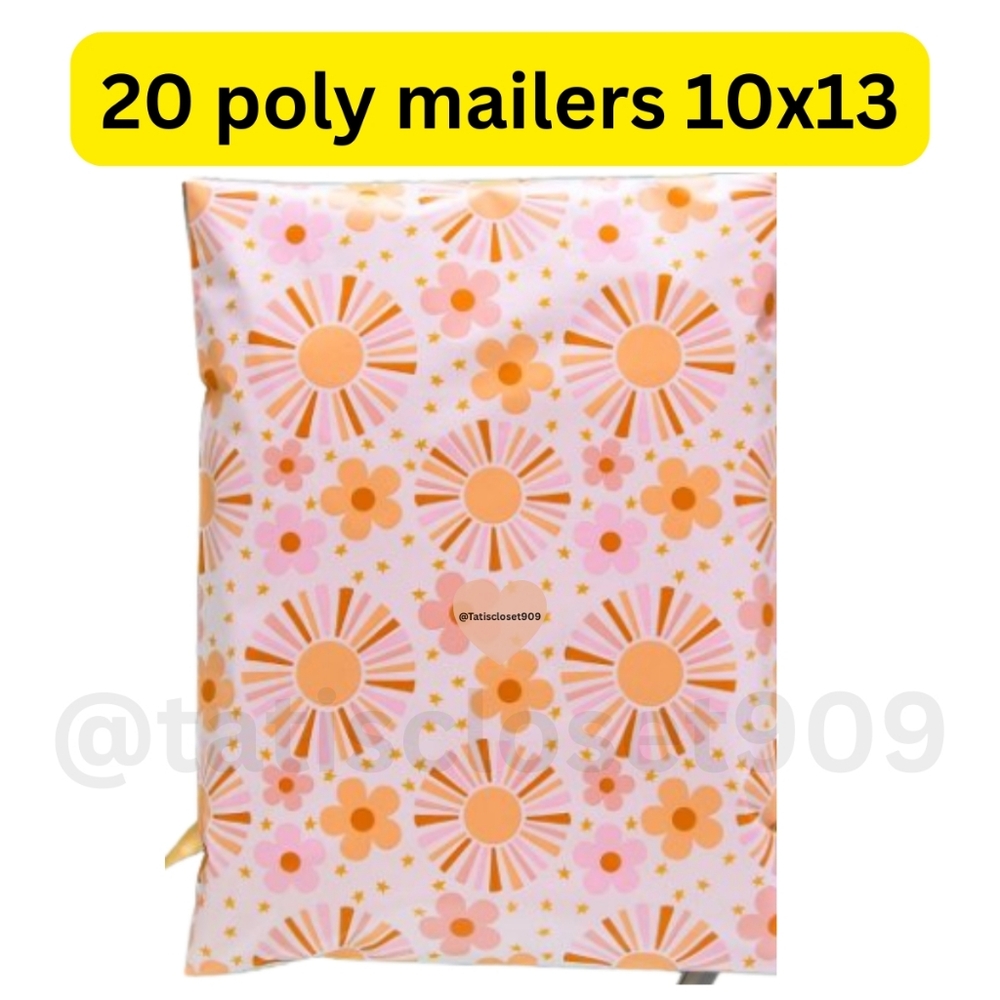 20 Sunshine poly mailers shipping bags size 10x13